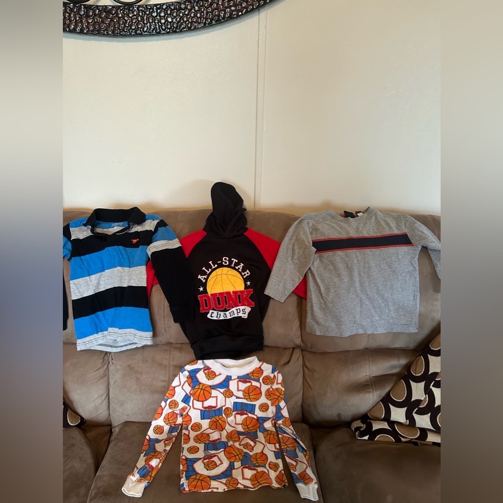 Boys‎ 4t & 5t shirt lot longsleeve